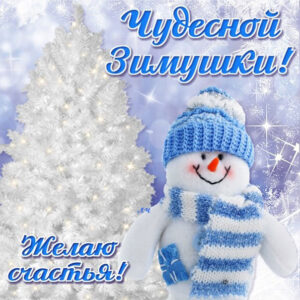 Пожелание чудесной зимы на открытках