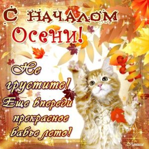 Привет с началом осени