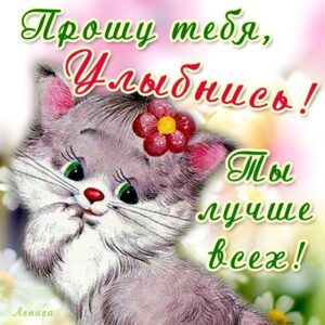 Открытка ты лучше всех улыбнись