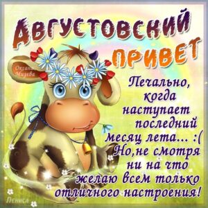 Август привет