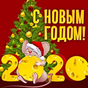 Новый Год белой крысы 2020 картинки
