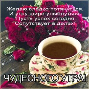 доброе утро чудесного солнечного дня, прекрасное утро, ласкового утра, радостного утра, приятного утра, энергичного утра, феерического утра, насыщенного радостью утра