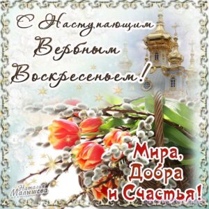 Вербное воскресение, с наступающим вербным воскресеньем, воскресение вербное