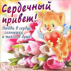 Открытки Привет милая