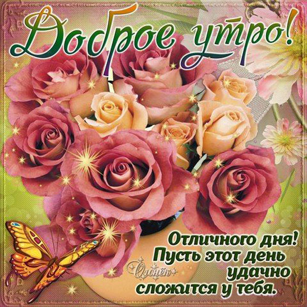 Доброе утро цветы стихи