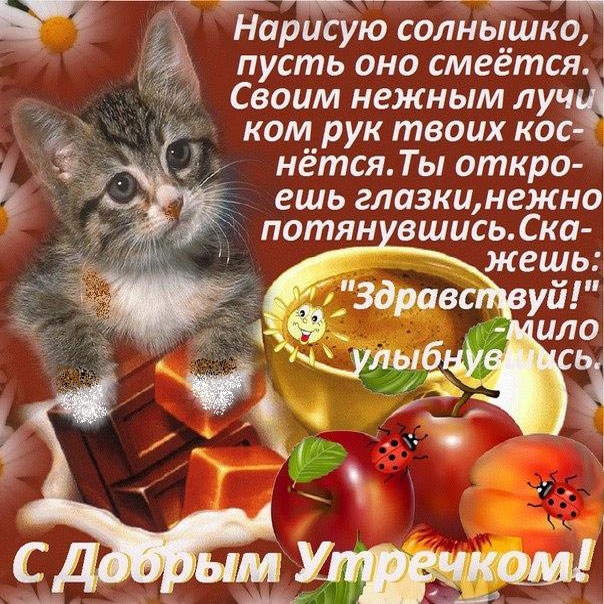 Открытки Любимой утром