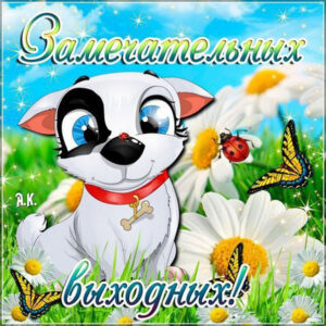 Бесплатные открытки Выходные